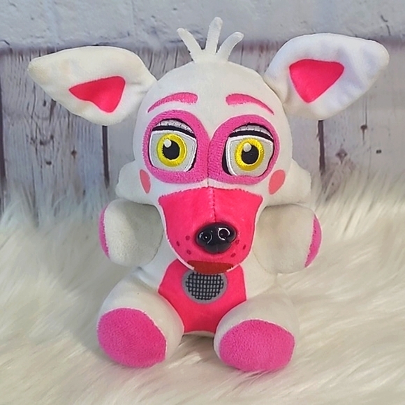 Funko Five Nights At Freddy's Foxy Sister Location Funtime Fox Plush Pink 7" Toy - Picture 12 of 14